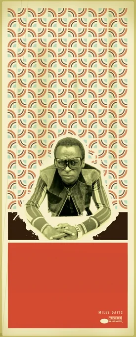 ColdMary6100 - Retro plakat Miles Davis #plakatymuzyczne