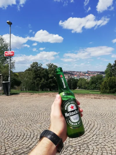 jakcyk - Praga, miejscówka z widokiem na panoramę miasta, uliczka imienia Pawła Adamo...