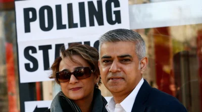 pestis - > Sadiq Khan wins London election, becoming first Muslim mayor of major West...