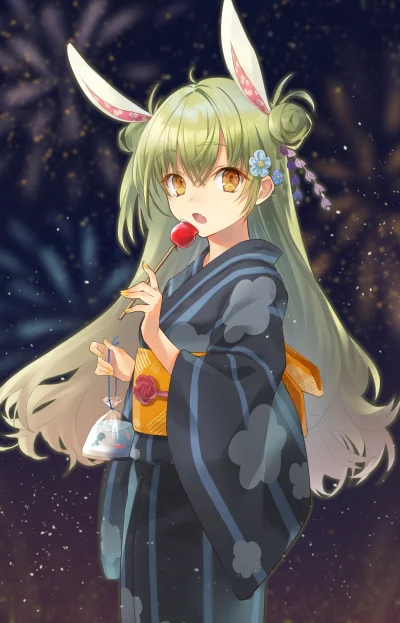 LlamaRzr - #randomanimeshit #originalcharacter #kemonomimi #usagimimi #kimono #yukata...