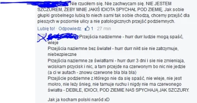 wykopowy_on - Przejścia podziemie = traktowanie ludzi jak szczury 
Co za śmieszek xD...