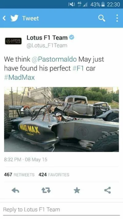 MasterGrubaster - Już nawet sam Lotus jeździ po Maldonado (☞ﾟヮﾟ)☞ 
#f1 #humorobrazkow...