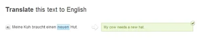 b.....k - Meine Kuh braucht einen neuen Hut. = My cow needs a new hat. = Moja krowa p...