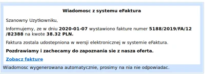 certpl - Uwaga na fałszywe wiadomości z systemu eFaktura. Dołączony do wiadomości lin...