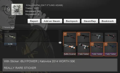 XpruF - RARE STICKER - LOWBALL = BLOCK

#csgolounge #csgo #heheszki