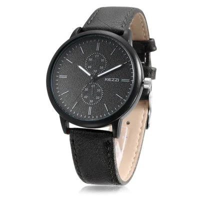 eternaljassie - Bardzo stylowy kwarcowy zegarek męski ze skórzaną opaską za trochę po...