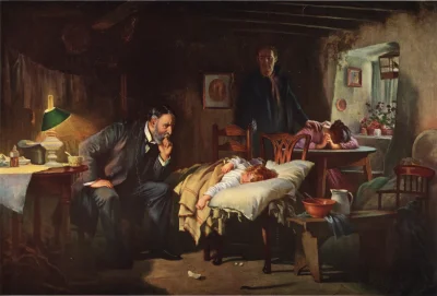 Agaress - Sir Samuel Luke Fildes - Lekarz, 1891

#malarstwo #sztuka #art