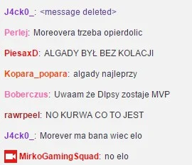 P.....9 - Wszczynam #afera dostalem perma na twitchu za napisanie
 "Morover ma bana ...