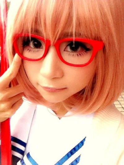 lolcat5000 - #randomanimeshit #cosplay #kyoukainokanata #miraikuriyama #meganekko