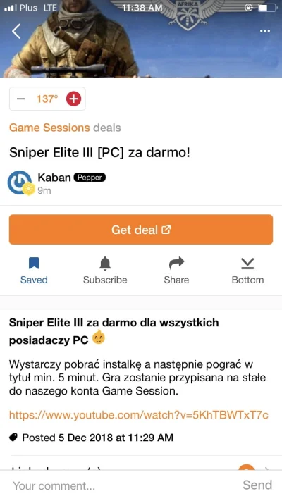 K1ngKunta - Sniper Elite III za darmo.

Nie wiem jak otagować, więc #rozdajo
Trzeba z...