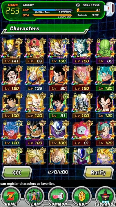 szejdi123 - #dokkanbattle 
100 dni dzisiaj, bez rerolli, brakuje najwazniejszej Lr, B...