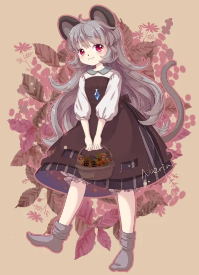 Smuffiasty - #randomanimeshit #touhou #nazrin #kemonomini #nezumimi #anime #animeart ...