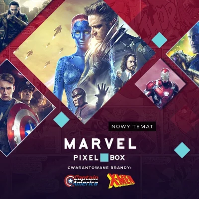 pixelbox - Mamy nowy temat! W #pixelbox napewno znajdziecie coś z brandów #captainame...
