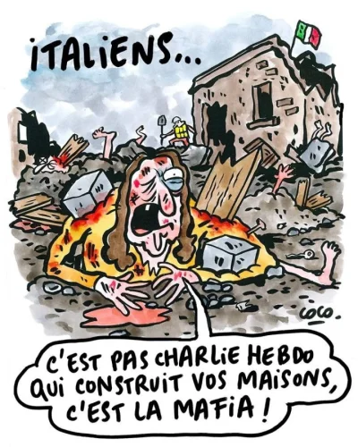 Stooleyqa - Charlie Hebdo naśmiewa się z ofiar trzęsienia ziemi we Włoszech. Ciekawe ...