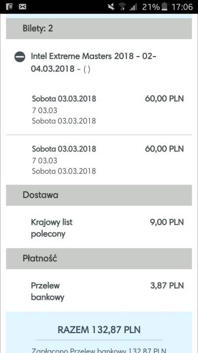 harpiowata - Udało mi się kupić, czy Ticketmaster jeszcze nie ogarnął, że nie ma bile...