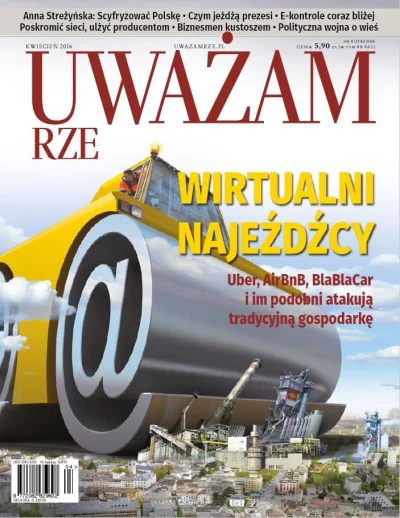 M.....v - Okładki prawicowych gazet już całkowicie odlatują w kosmos. Co z tego, że U...