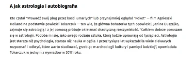GajowyBoruta - Olga Tokarczuk - Ziołolecznictwo i astrologia. Podziękuję.
źródło: ht...