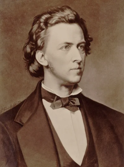 HorribileDictu - Mniej znany portret Fryderyka Chopina, autorstwa A. Schicka z 1873 r...