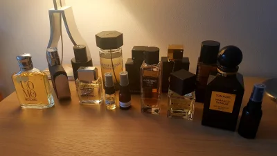 boa_dupczyciel - #perfumy 
Moja skromna kolekcja. A pomyśleć, że jakieś 4 miechy temu...