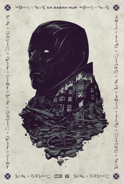 enforcer - Plakat z Comic - Con z nadchodzącego X-Men: Apocalypse.
#plakatyfilmowe #...