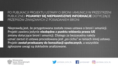 P.....k - Komunikat MSWiA, który mija się z faktami. Projekt nie zawiera niezbędnych ...