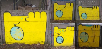 pasza87 - Patrzcie Mirki jakie mam widoki w drodze do pracy
#zielonagora #graffiti #...