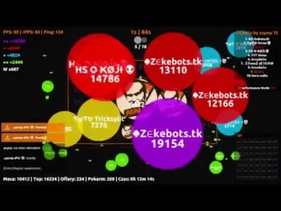 bolyss - nowe ogario daje radę (⌐ ͡■ ͜ʖ ͡■)
#agario #ogario