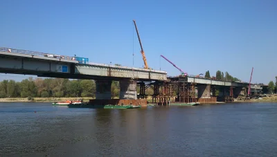 Barnabeu - A oto remontowany właśnie Most Łazienkowski. 19.08
#wisla #warszawa #most...