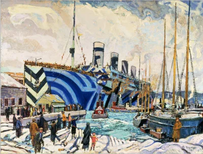 myrmekochoria - Arthur Lismer RMS Olympic w dazzle