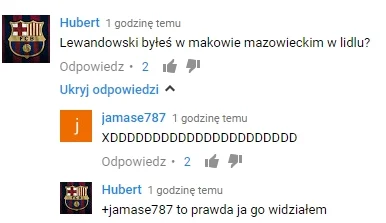 yourgrandma - Komentarz pod Łączy nas piłka xD #heheszki #lewandowski #laczynaspilka ...