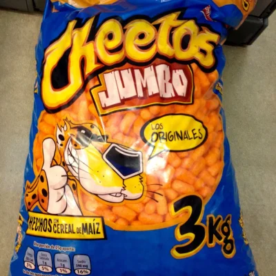 kicek3d - @Millhaven: W Meksyku sprzedawali Cheetosy w paczkach 3kg