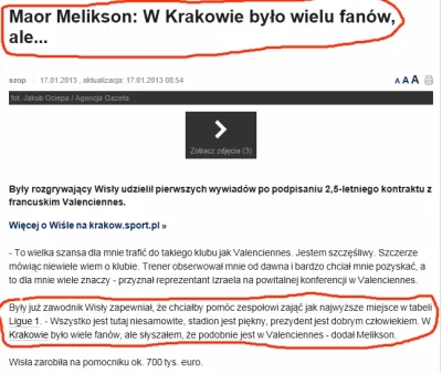 footix - Ahh te newsy na gazeta.pl

Melikson: W Krakowie było wielu fanów, ale..



#...