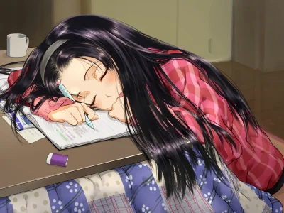 Azur88 - #randomanimeshit #originalcharacter #dokiyuri #longhair #blackhair 

Sleep...