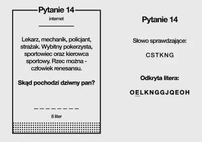 alyszek - zasady -> http://vault-tec.pl/Wykopoczta/Kartainformacyjna.jpg
PYTANIE 14
...