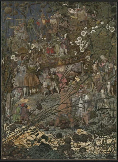 Hoverion - Richard Dadd 1817-1886 
„Mistrzowskie cięcie baśniowego drwala” (The Fair...