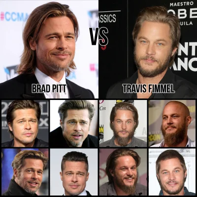 zupazkasztana - Tag zabawy: #mistermirko Runda 3, pojedynek numer 9: Brad Pitt vs Tra...
