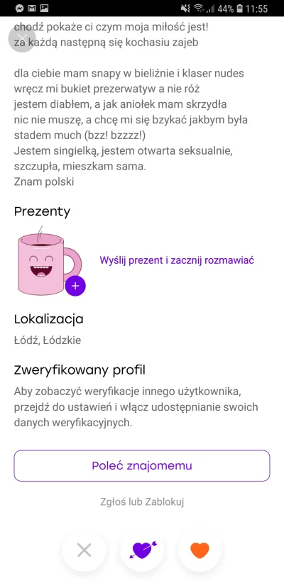 Cocojumboidoprzodu - @Baitka: Pomyłka niestety :) Ma zweryfikowany profil tzn, ze mus...