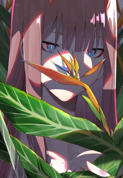 bakayarou - #randomanimeshit #darlinginthefranxx #zerotwo #animeart #pixiv #anime