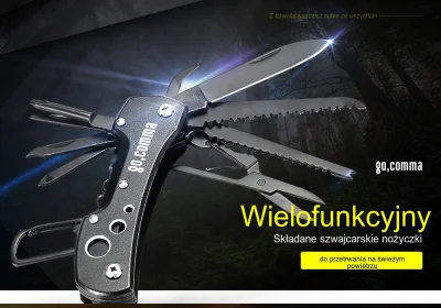 duxrm - Wielofunkcyjny nóż składany gocomma
Kod: GBMAYDEAL3
Cena z kodem: 4,99$
Li...