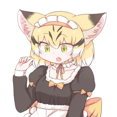 LlamaRzr - #randomanimeshit #kemonofriends #sandcat #kemonomimi #nekomimi #maid #anim...