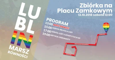 P.....a - @MyPhilosophy: Zapraszam na Marsz Równości w Lublinie! Już 15 października ...