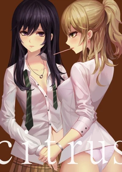 bakayarou - #randomanimeshit #citrus #meiaihara #yuzuaihara #pantsu #yuri #