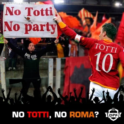 W.....R - OH, YEAH. Totti na liście powołanych na mecz z Fiorentiną. Znając życie nie...