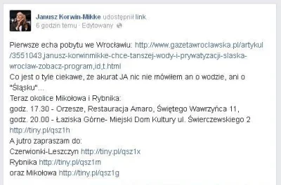 P.....a - Informacja nieprawdziwa, JKM już prostował na FB