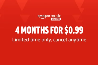 exploti - 4 Miesiące Amazon Music Unlimited za 0.99 EUR.

https://amzn.to/2CMVDlH
...