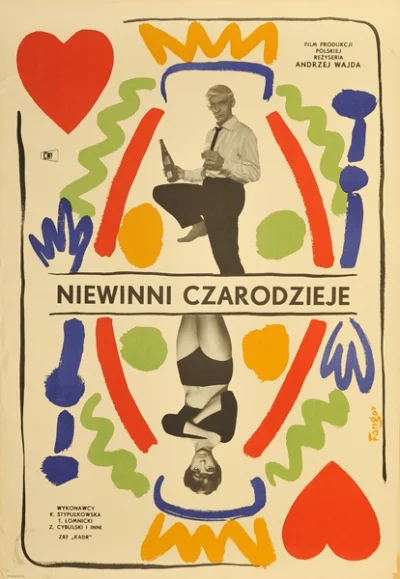 jadi - #plakat do filmu 'Niewinni Czarodzieje'. Autor: Wojciech Fangor, 1960r.

#po...