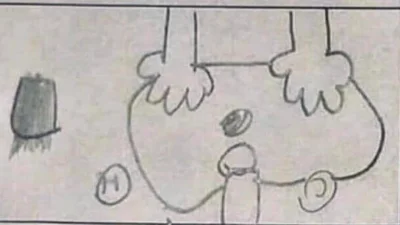 GoplanaLodz - Rysunek pięciolatka.
Co przedstawia? 

SPOILER

#heheszki #kalkazreddit...