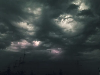 NecroYuggoth - Niedawna burza w zachodniopomorskim. Zdjęcie niestety z telefonu ( ͡° ...