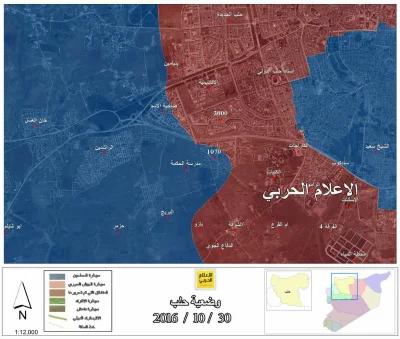 DowolnyNick - Aktualna sytuacja na froncie w zachodnim Aleppo po odbiciu dzielnicy Mi...