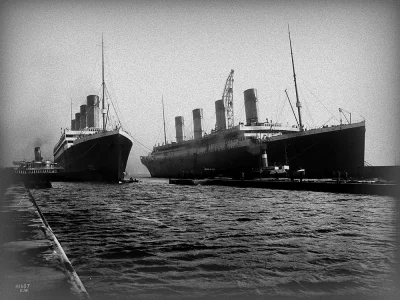 L.....a - #olympic i #titanic w stoczni w Belfaście.



#fotografia #historia #statki...